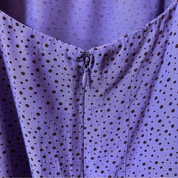 Free People | Tootsie Mini Dress Empire Waist Flutter Sleeve Purple Size 2 - Picture 12 of 13